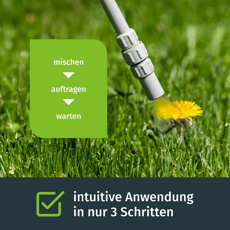 Unkrautvernichter mit Spritze (100 m²)