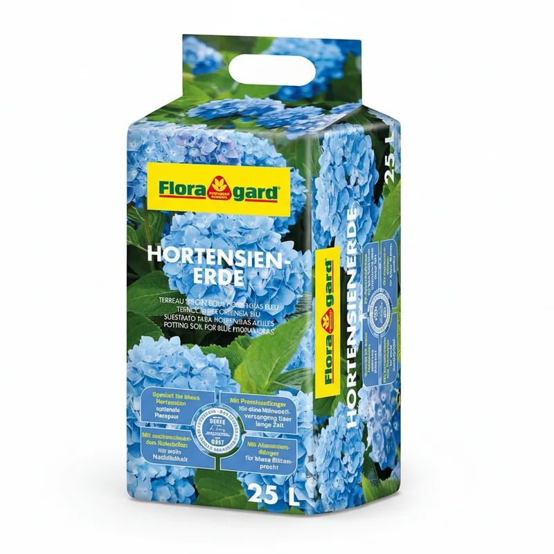 Floragard Hortensienerde blau 25 l – Für intensive blaue Blüten