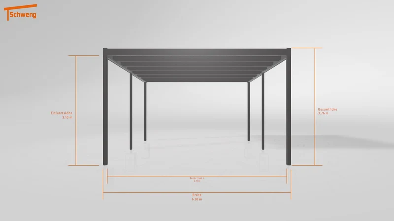 #DE Schweng Flachdachcarport C600 (ID 2qy3nj) #MTG