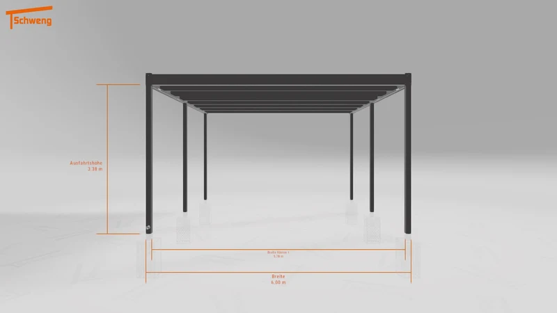 #DE Schweng Flachdachcarport C600 (ID 2qy3nj) #MTG