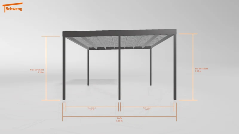 #DE Schweng Flachdachcarport C600 (ID 2qy3nj) #MTG