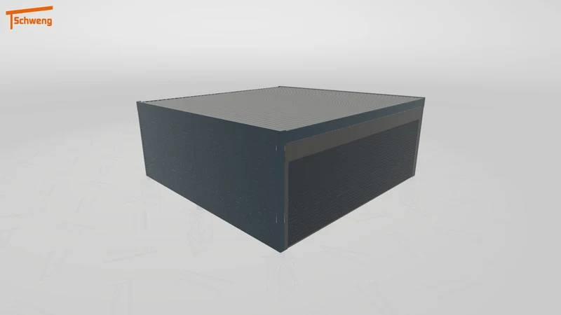 #AT Schweng Flachdachcarport C600 (ID 852xw2)