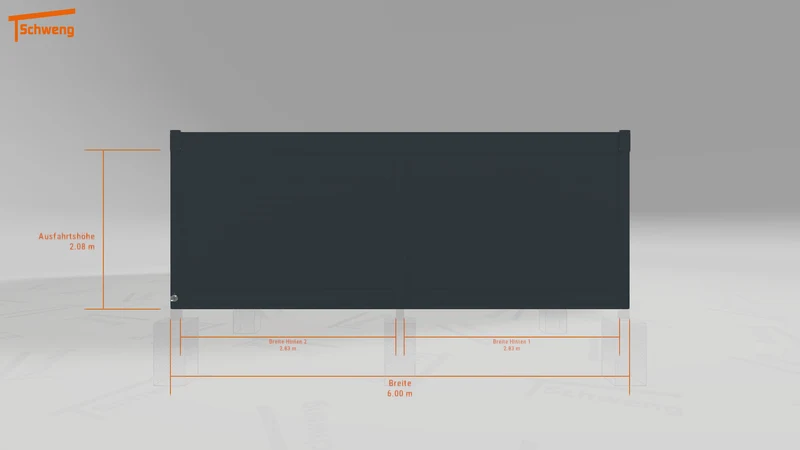 #AT Schweng Flachdachcarport C600 (ID 852xw2)