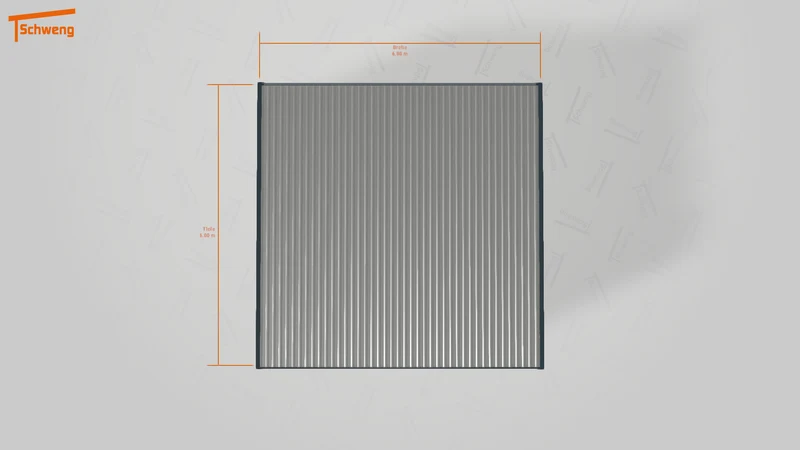 #AT Schweng Flachdachcarport C600 (ID 852xw2)