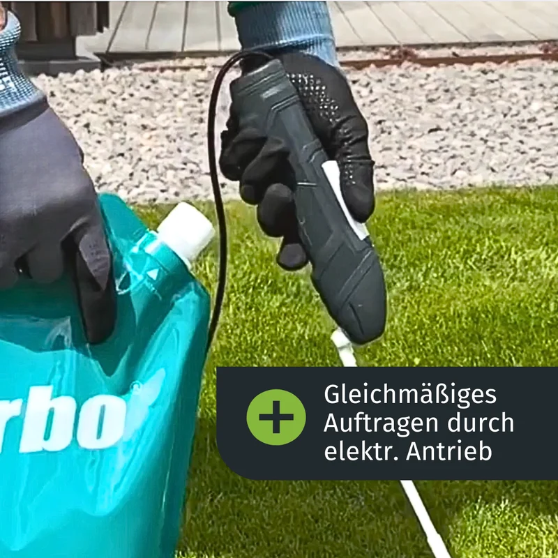 Unkrautvernichter mit Spritze (100 m²)
