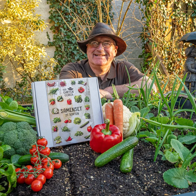 Das Gartencoach Samenset - mit 25 ausgewählten Gemüse-, Salat- & Kräutersamen
