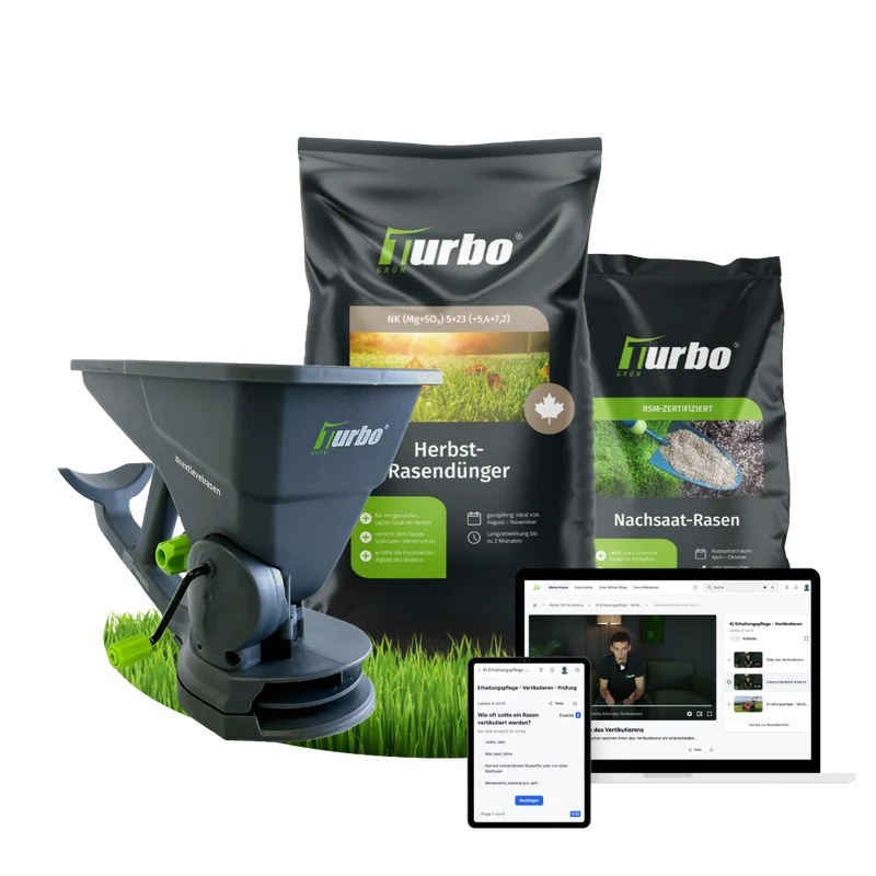 Herbst Starter-Set inkl. gratis Rasenkurs (500m²)