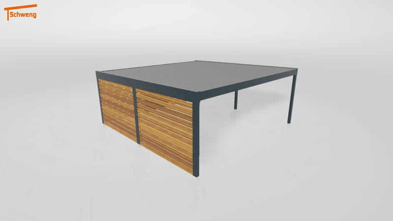 #DE Schweng Flachdachcarport C600 (ID qdxbkz) #MTG