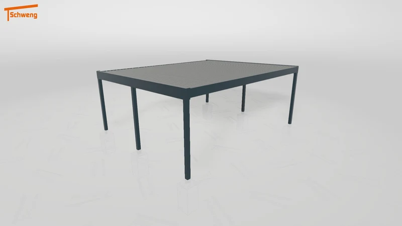 #DE Schweng Flachdachcarport C600 (ID 852x4x)