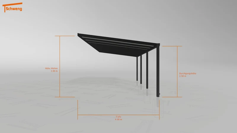 #DE Schweng Terrassenüberdachung S400 (ID 427987)
