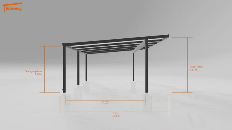 #DE Schweng Pultdachcarport S400 (ID mj948v) #MTG