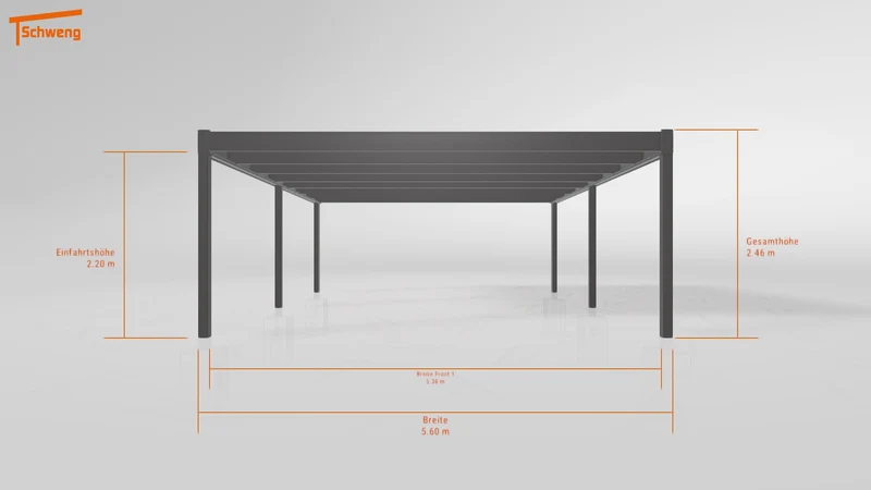#DE Schweng Flachdachcarport C600 (ID 9wz2gq) #MTG