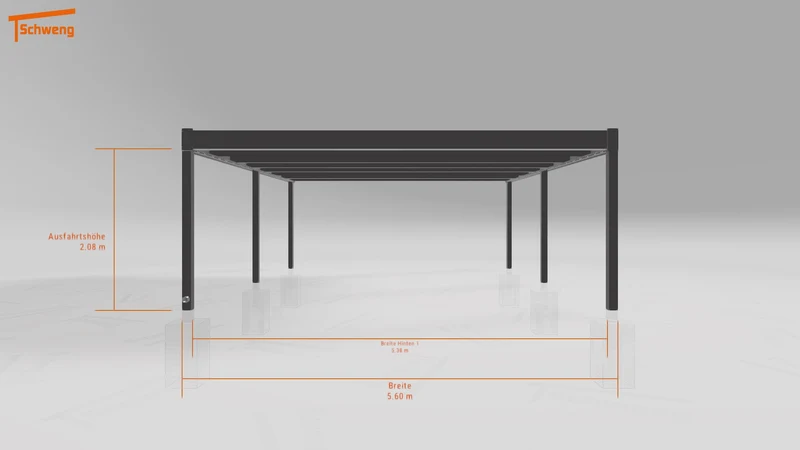 #DE Schweng Flachdachcarport C600 (ID 9wz2gq) #MTG