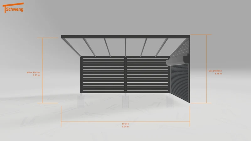#DE Schweng Pultdachcarport S350 (ID zb2rvv) #MTG