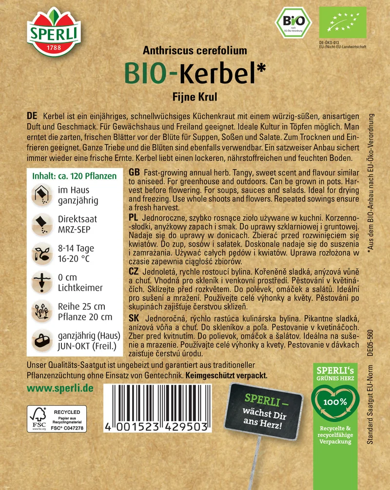 BIO Kerbelsamen