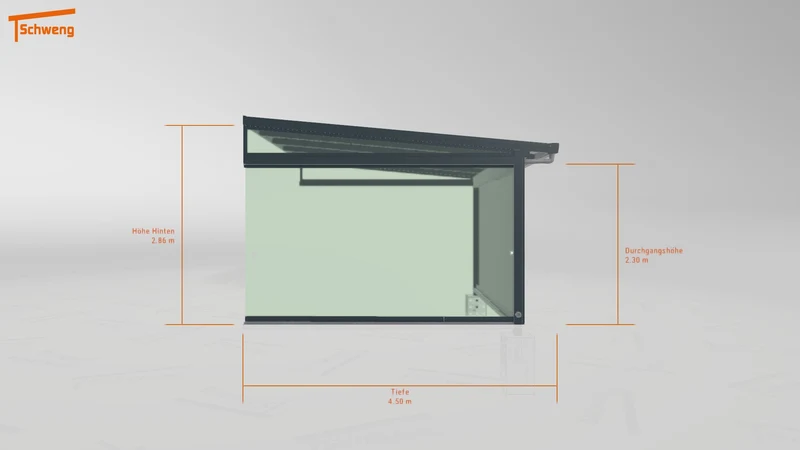 #DE Schweng Terrassenüberdachung S400 (ID dv492m)