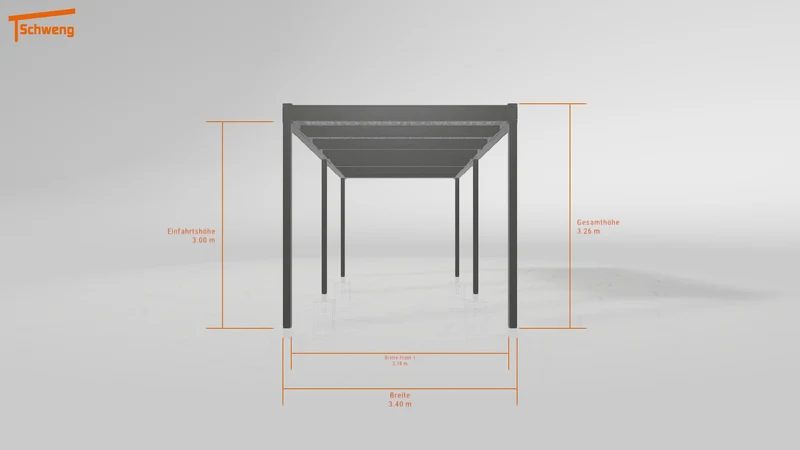 #DE Schweng Flachdachcarport C600 (ID 852x27)