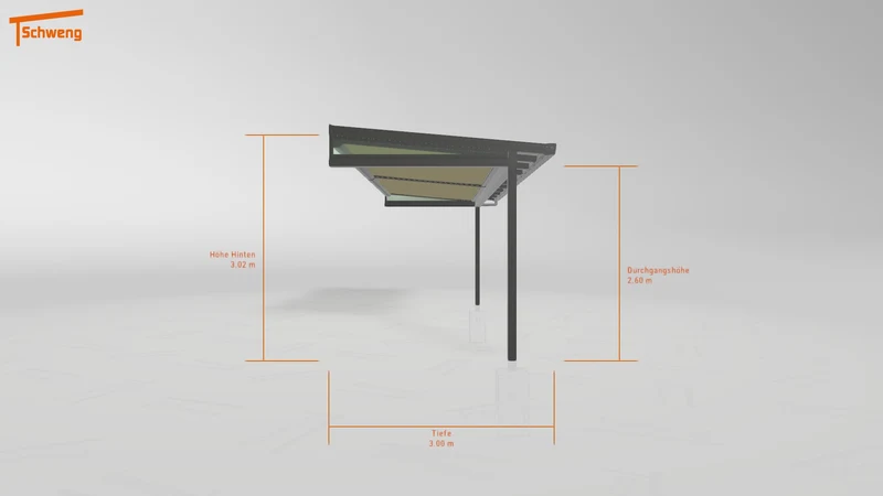 #DE Schweng Terrassenüberdachung S400 (ID g72n27)
