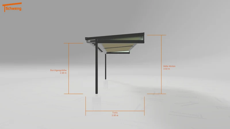 #DE Schweng Terrassenüberdachung S400 (ID g72n27)