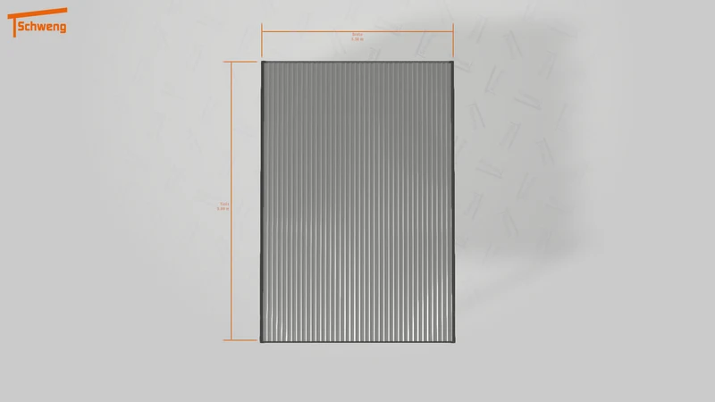 #DE Schweng Flachdachcarport C600 (ID bk4yj5)