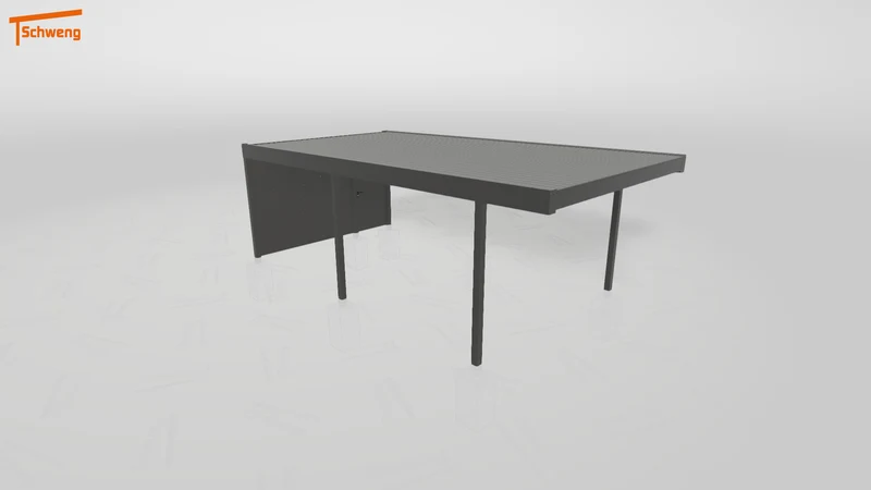 #DE Schweng Flachdachcarport C600 (ID 77jp5g)