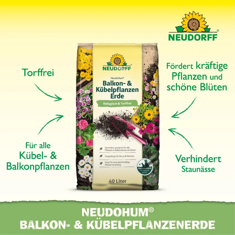 NeudoHum Balkon -& KübelpflanzenErde