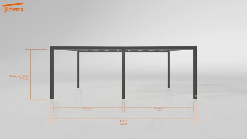 #DE Schweng Terrassenüberdachung S400 (ID jj473b)
