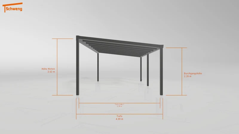 #DE Schweng Terrassenüberdachung S400 (ID jj473b)