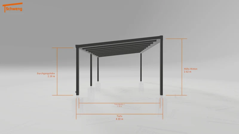 #DE Schweng Terrassenüberdachung S400 (ID jj473b)