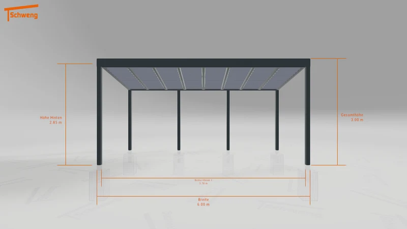 #DE Schweng Terrassenüberdachung S350 (ID ygvdpv)