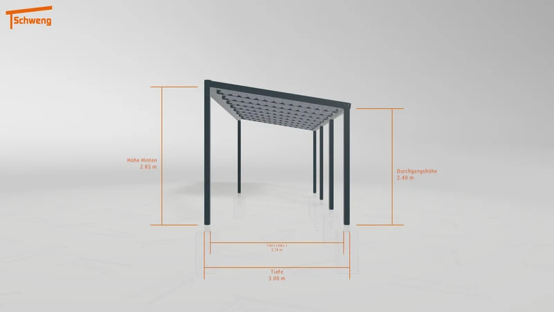 #DE Schweng Terrassenüberdachung S350 (ID ygvdpv)