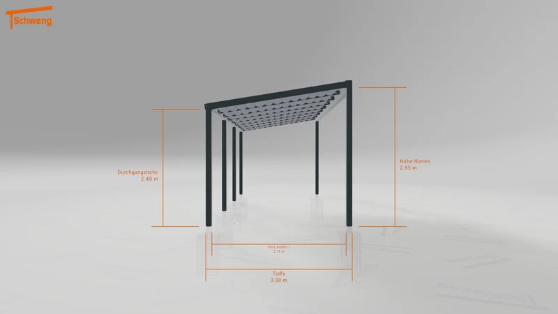 #DE Schweng Terrassenüberdachung S350 (ID ygvdpv)