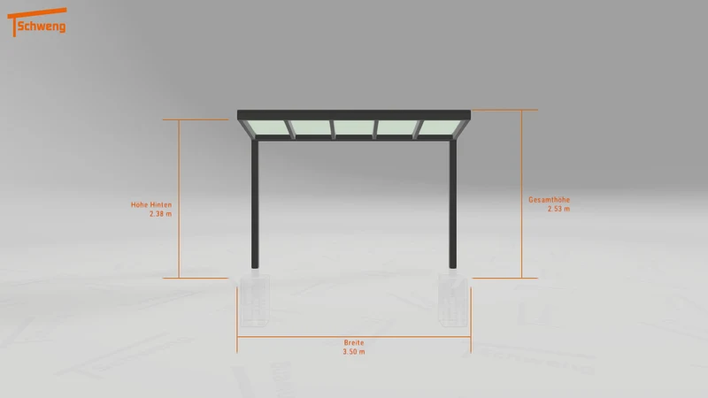#DE Schweng Terrassenüberdachung S350 (ID v4mb8b)