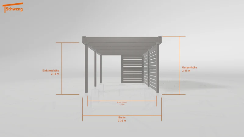 #DE Schweng Flachdachcarport C600 (ID bk4bw2) #MTG
