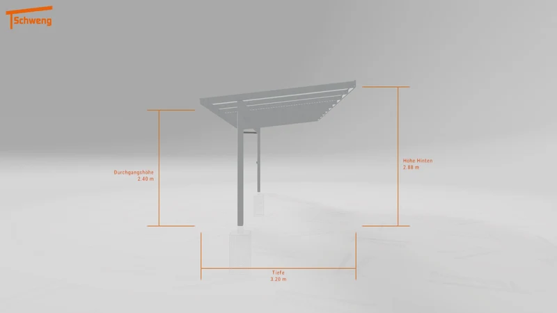 #DE Schweng Terrassenüberdachung S350 (ID mj9w59)