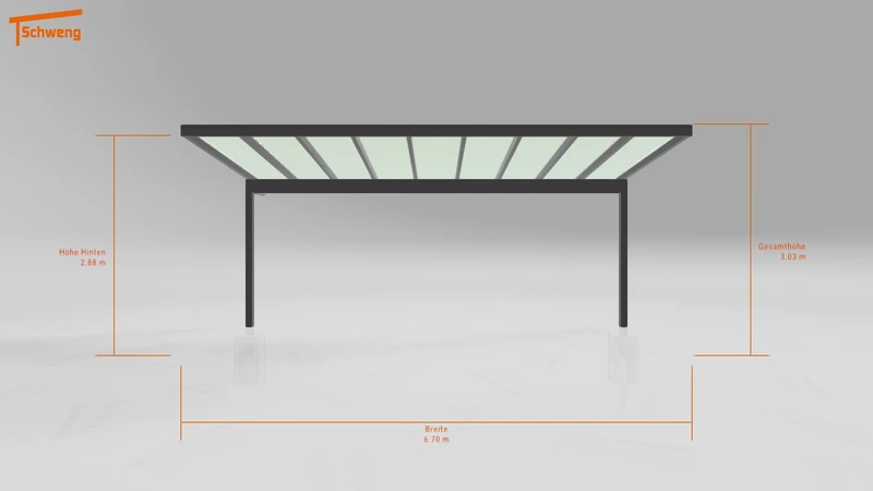 #DE Schweng Terrassenüberdachung S350 (ID w3b47y)