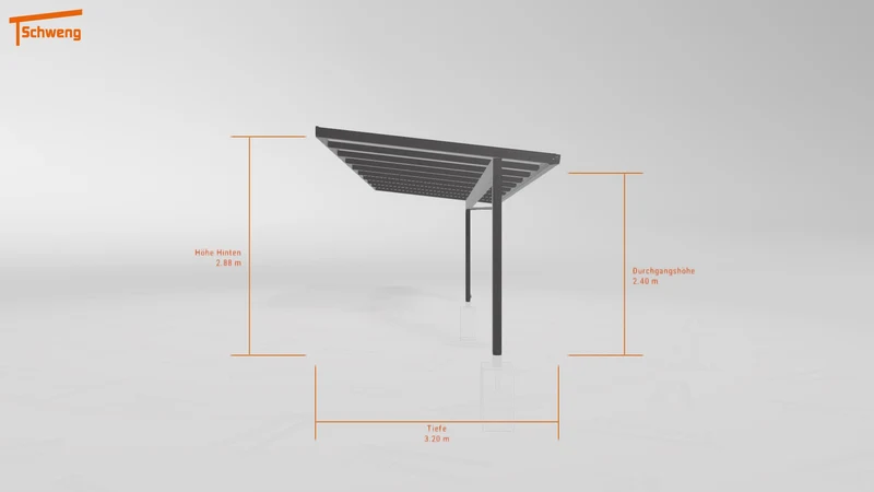 #DE Schweng Terrassenüberdachung S350 (ID w3b47y)
