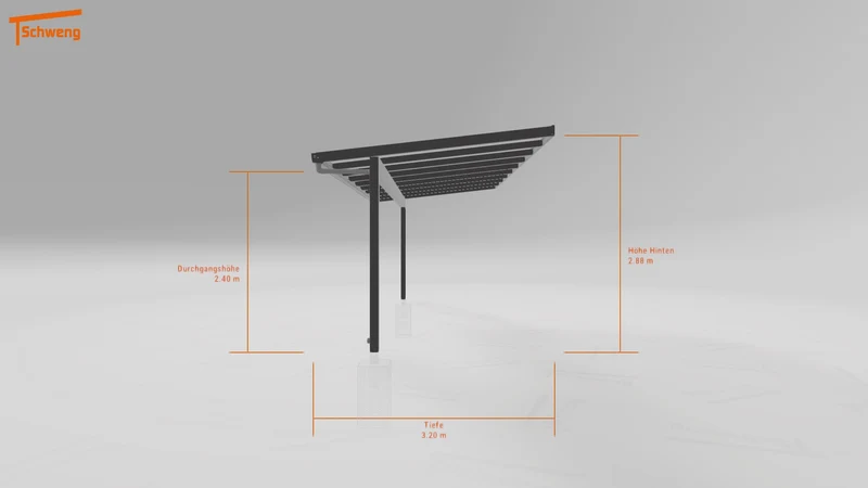 #DE Schweng Terrassenüberdachung S350 (ID w3b47y)