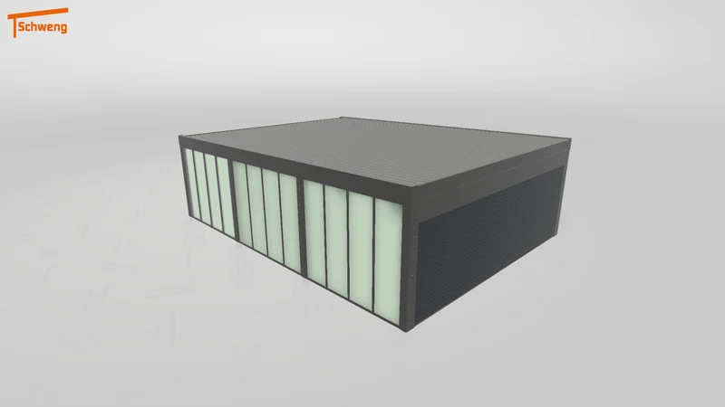 #DE Schweng Flachdachcarport C600+ (ID 77jxwz) #MTG