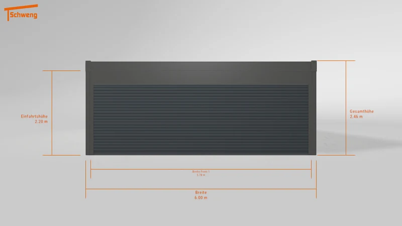 #DE Schweng Flachdachcarport C600+ (ID 77jxwz) #MTG
