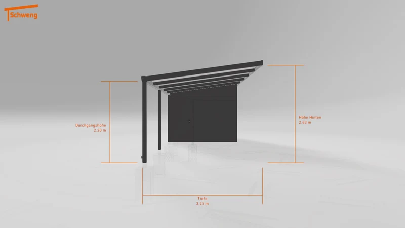 #DE Schweng Pultdachcarport S400 (ID 335ng5) #MTG
