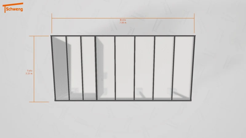 #DE Schweng Pultdachcarport S400 (ID 335ng5) #MTG