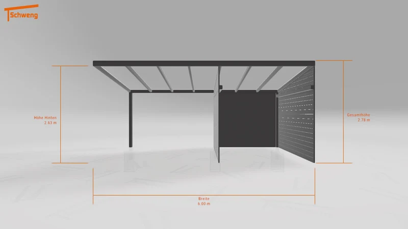 #DE Schweng Pultdachcarport S400 (ID g72nbb) #MTG
