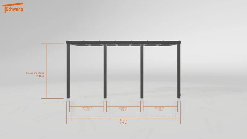 #DE Schweng Terrassenüberdachung S350 (ID 335dgw)
