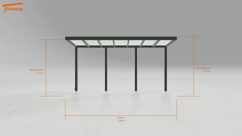 #DE Schweng Terrassenüberdachung S350 (ID 335dgw)