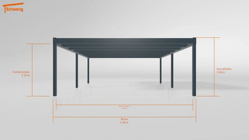 #DE Schweng Flachdachcarport C600 (ID k24mgm) #MTG