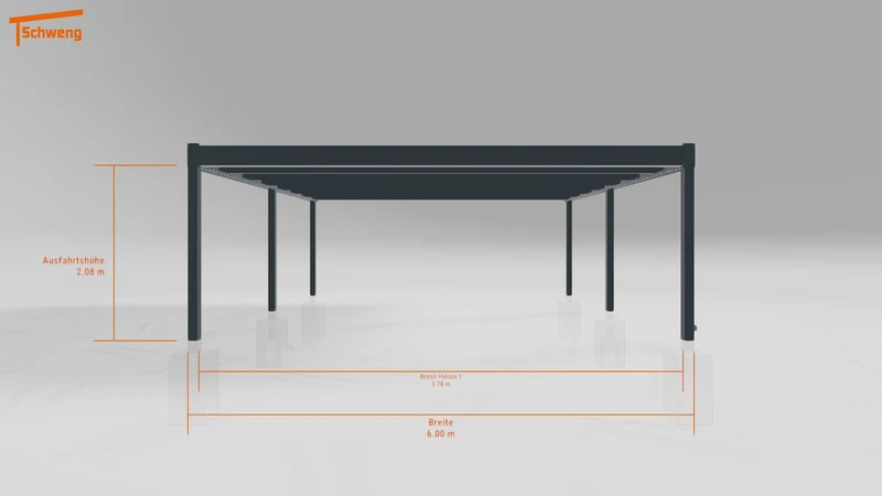 #DE Schweng Flachdachcarport C600 (ID k24mgm) #MTG