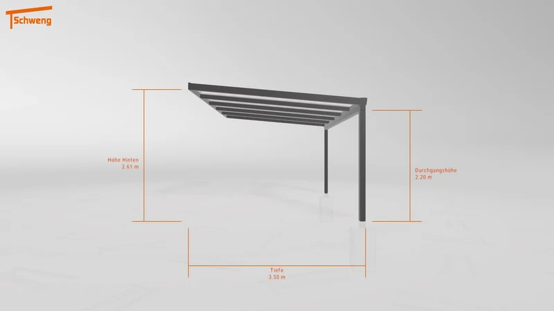 #DE Schweng Terrassenüberdachung S400 (ID 77jdqj)