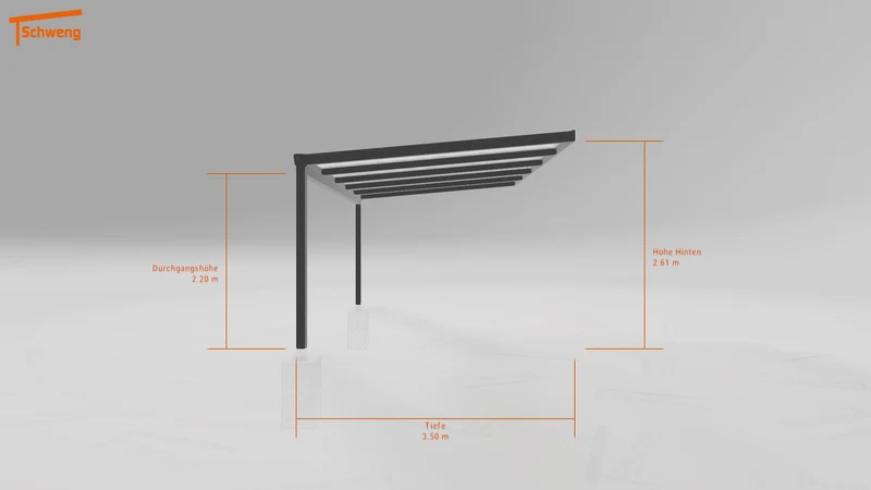 #DE Schweng Terrassenüberdachung S400 (ID 77jdqj)