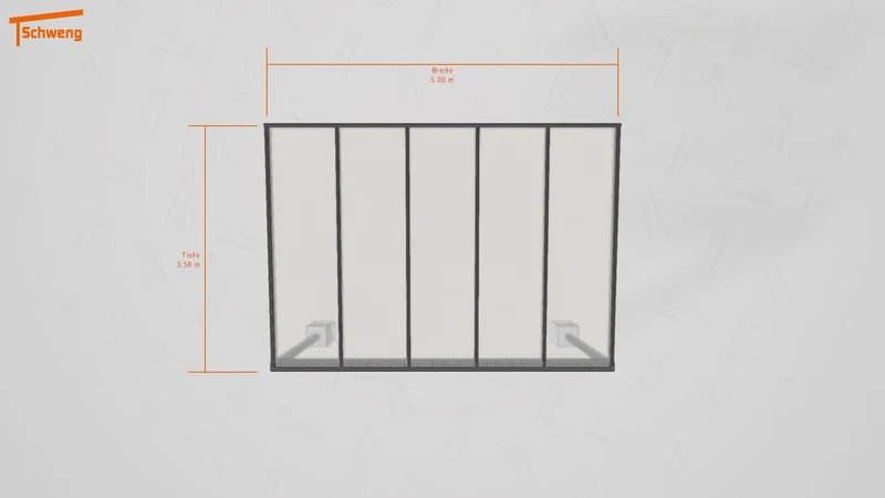 #DE Schweng Terrassenüberdachung S400 (ID 77jdqj)